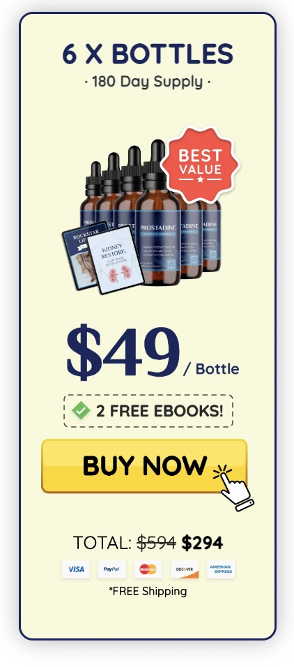 Prostadine Buy Six Bottles